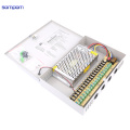 18 ports 12v dc power supply distribution box 15 amp cctv camera